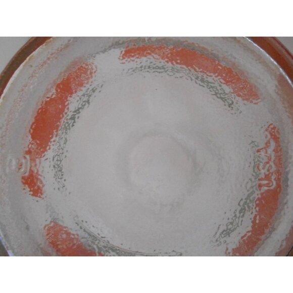 Vintage Glass Orange Juice Jar Jug Beverage Pitcher Decanter Carafe - Picture 3 of 3